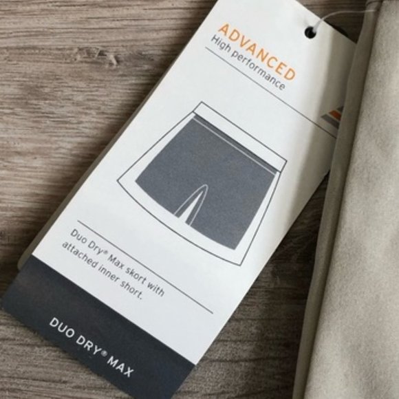 CHAMPION Tan Golf "Duo Dry Max" Skort | SIZE 12 - Picture 11 of 12